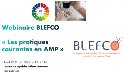 Nouveau Webinaire BLEFCO « les pratiques courantes en AMP »